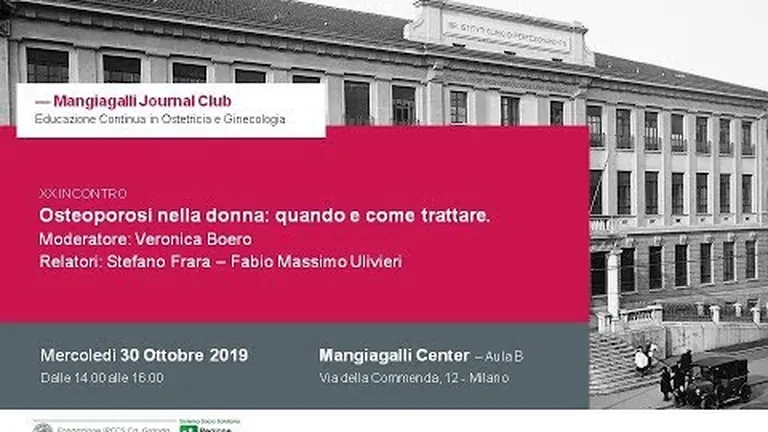 Mangiagalli Journal Club: intervento sull’osteoporosi nella donna
