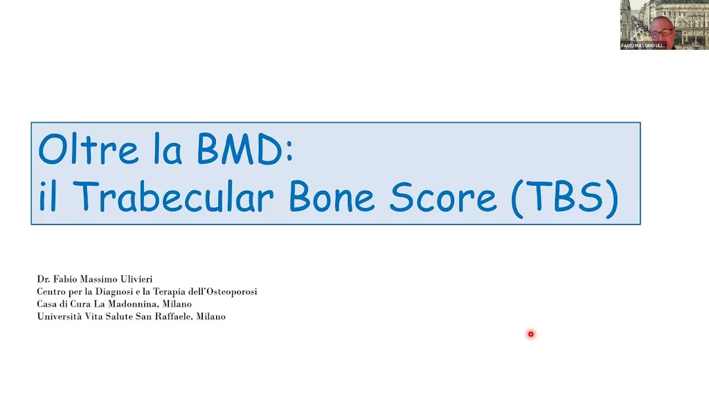 Il dottor Ulivieri spiega il Trabecular Bone Score